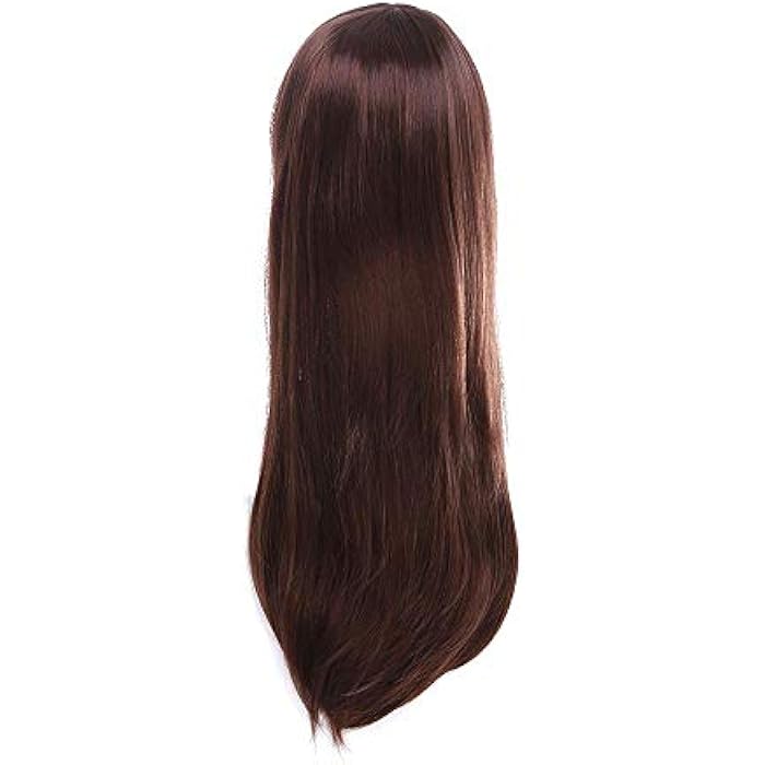 DILLARDS Halloween Cosplay Wig Red Brown Wig Overwatch Anime Peripheral Women's Synthetic Hair Long Hair Accessory - Image 2